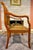 Vintage Regency Style Carved Mahogany Armchair With Mint Condition Cane For Sale - Image 15 of 18