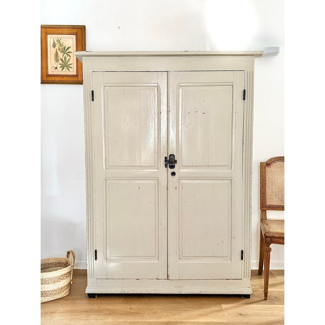 Antique French Provincial Armoire, 1870 For Sale - Image 13 of 13