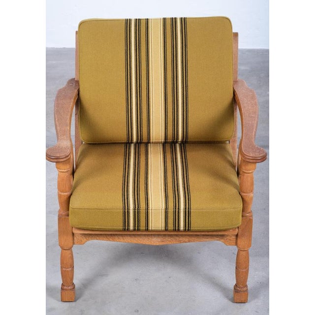 Lounge Chairs in Oak by Henning Kjærnulf, Denmark, 1960s, Set of 2 For Sale - Image 6 of 9