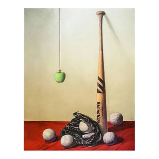 Baseball, Original Lithograph by Zhang Wei Guang - 2008 2008 For Sale