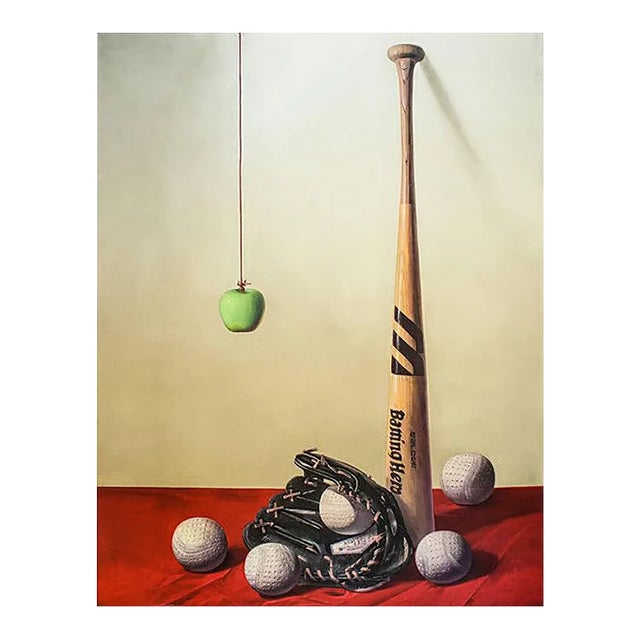 Baseball, Original Lithograph by Zhang Wei Guang - 2008 2008 For Sale