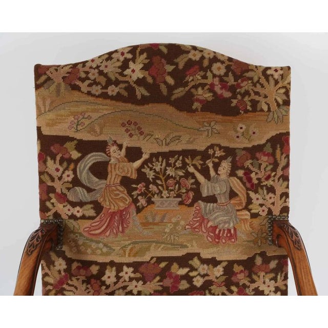 2000 - 2009 Antique Louis XV Walnut Armchair For Sale - Image 5 of 12