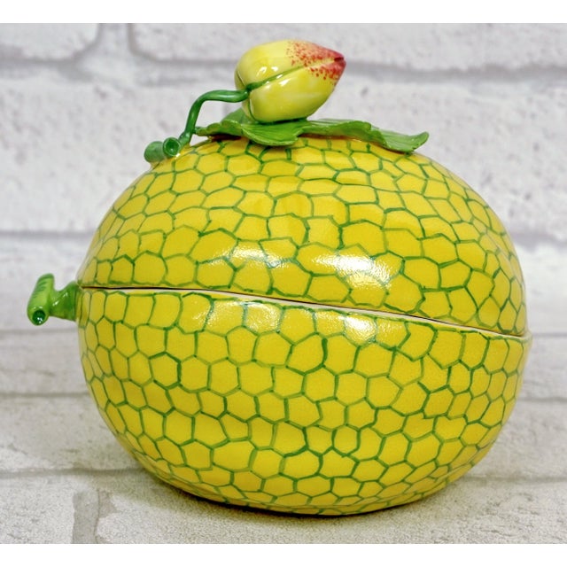 2020s Large Trompe l'Oeil Box "Melon Charentais" - Didier Gardillou For Sale - Image 5 of 9