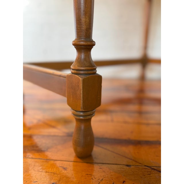 Vintage Pennsylvania House Corner Desk With Bookcase/Hutch For Sale - Image 10 of 10