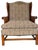 Brown 20th Century Attrib. Early Stickley "Connecticut Valley" Wingback Chair For Sale - Image 8 of 9