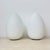 Vintage Egg-Shaped Opaline Glass Table Lamps, 1970s, Set of 2 For Sale - Image 16 of 18