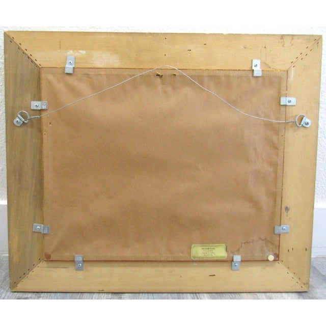 Antique 19th C. Continental Stormy Seascape With Sailboat Oil on Canvas Painting For Sale - Image 9 of 9