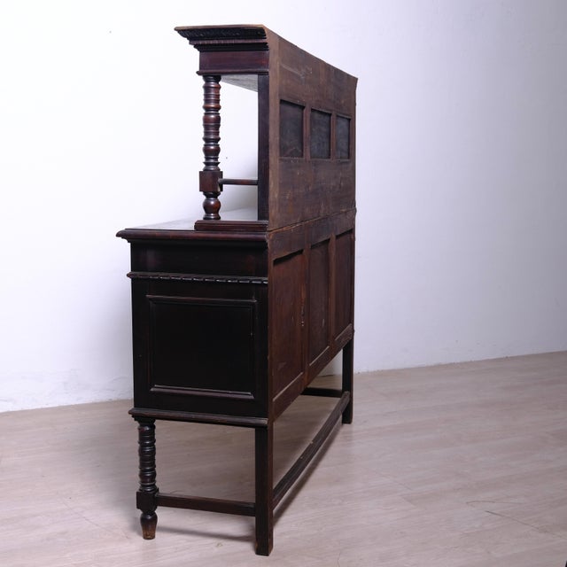 Early 20th Century Renaissance Carved Wooden Sideboard, 1920s For Sale - Image 15 of 18