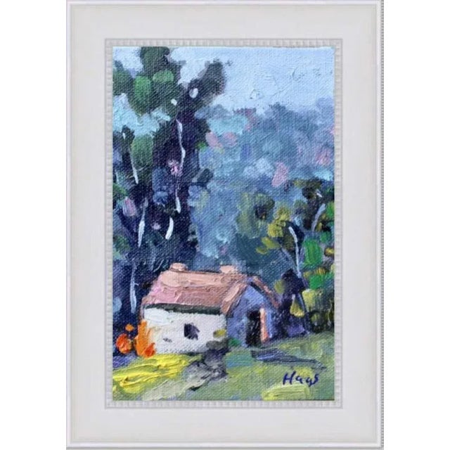 Quiet Places & Coastals — Harmony, CA Original oil painting by Lisa Haas Eckle, 4 x 6 unframed on canvas panel, signed....