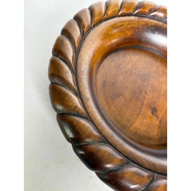 Brown Vintage Wooden Trinket Tray, 1950s For Sale - Image 8 of 12
