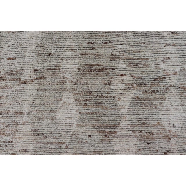Modern Moroccan Rug by Keivan Woven Arts With All-Over Pattern 8'8 X 11'5 For Sale - Image 9 of 12