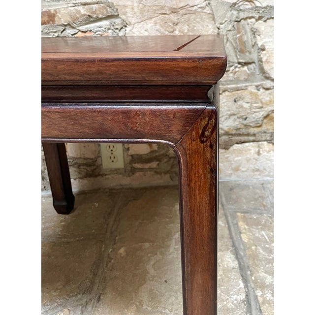 Wood Vintage Ming Style Side Table For Sale - Image 7 of 8