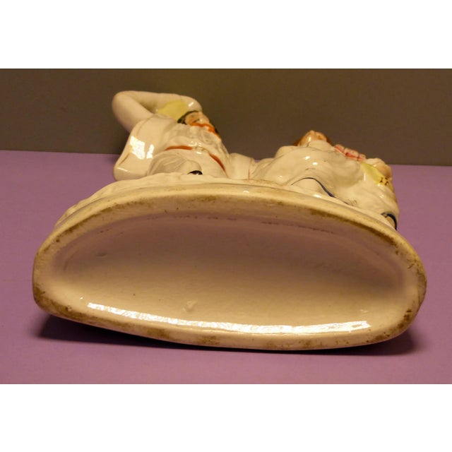 19th Century Antique Staffordshire Figurine, Jovial Couple For Sale - Image 5 of 6