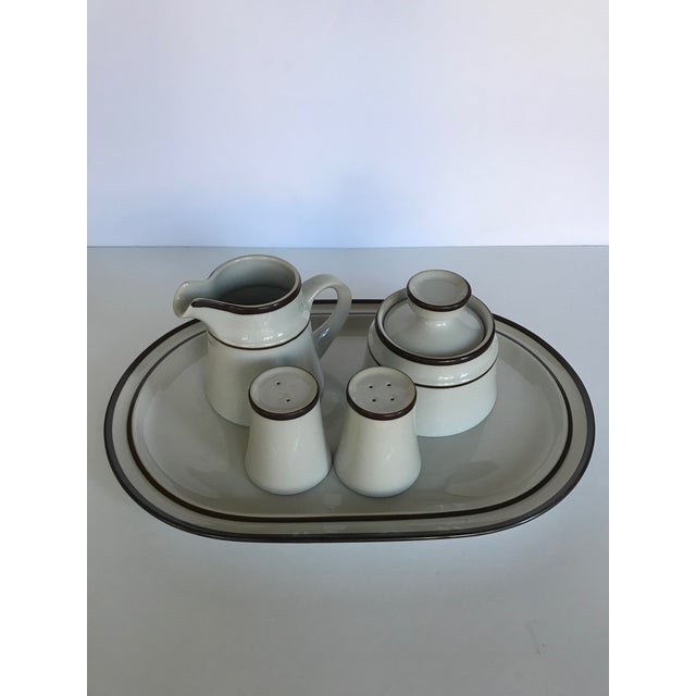 Vintage Noritake Primastone Serving Set - Set of 5 | Chairish
