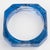 2000 - 2009 John Galliano Blue Acrylic Resin Bracelet Bangle with Newspaper Inclusions For Sale - Image 5 of 16