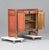 Red Lacqured Cabinet from Ningbo, 1920s For Sale - Image 4 of 5
