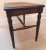 Cane Top Bench Foot Stool Side Table For Sale - Image 4 of 10