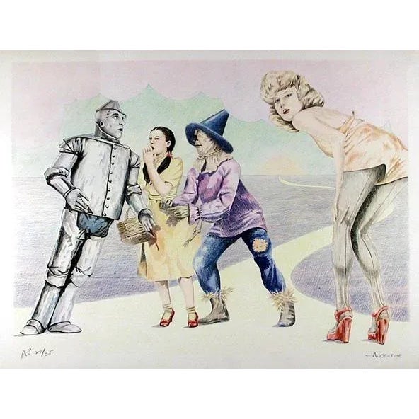 American Robert Anderson, Wizard of Oz, Lithograph For Sale - Image 3 of 3