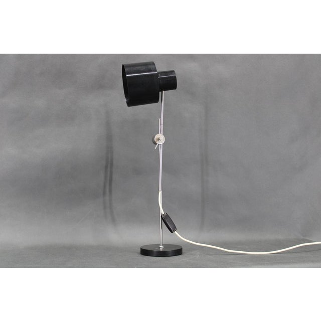 Adjustable Bakelite Table Lamp, Former Czechoslovakia, 1950s For Sale - Image 3 of 17