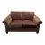 Stickley Down-Filled Café-Au-Lait Velvet Loveseat For Sale