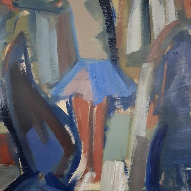 1960s Gösta Falck, In the Circus, 1962, Oil on Canvas For Sale - Image 5 of 18