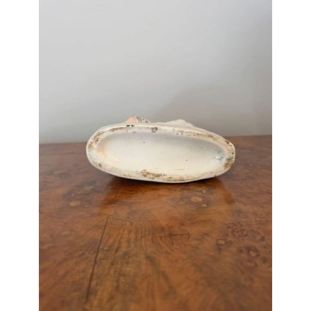 Large Victorian Figurine from Staffordshire, 1880s For Sale - Image 6 of 7