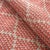 2020s Schumacher x Stephanie Seal Brown Berg Epingle Fabric in Coral For Sale - Image 5 of 5
