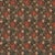 Morris & Co Compton Fabric in Terracotta/Sandstone Cotton - a Sample For Sale