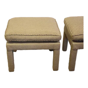 Mid-Century Modern Parsons Ottoman