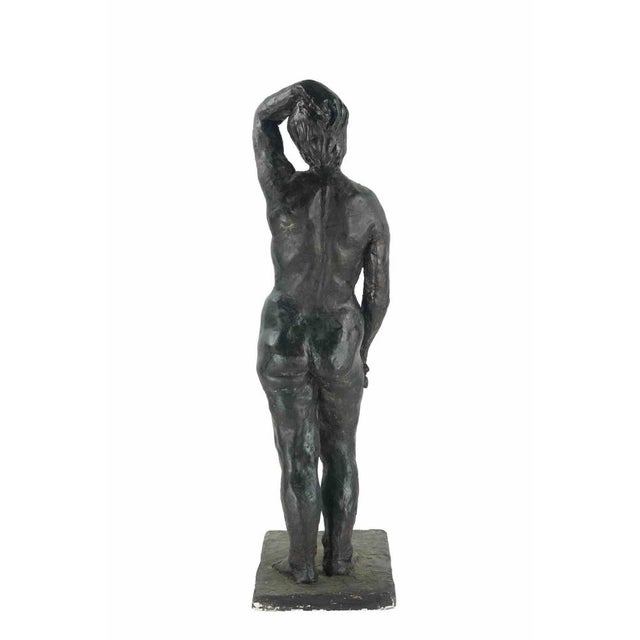 Anton Russev, Nude of Woman, 1960s, Chalk Sculpture For Sale - Image 4 of 7
