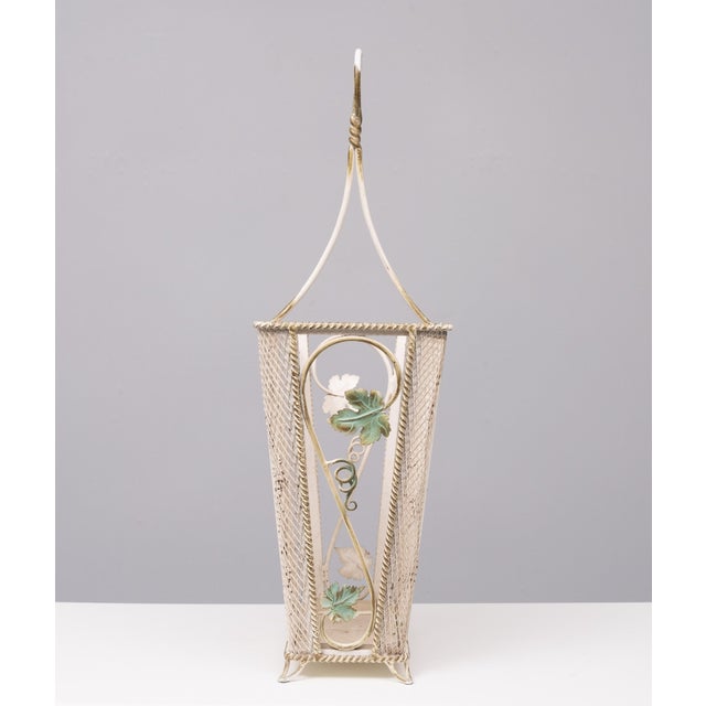 Metal Wrought Iron Snail Umbrella Stand, France, 1959 For Sale - Image 7 of 14