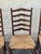 Wood Mid 20th Century Set of 4 French Provincial Rush Seat Dining Chairs For Sale - Image 7 of 12