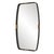 This sculptural metal mirror makes a bold design statement with its softly rounded corners and gently curved sides,...