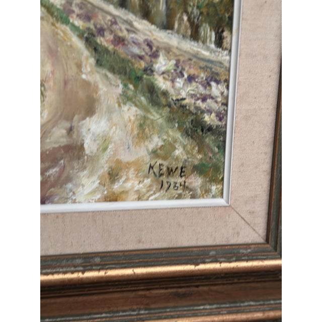 Kewe, Coastal Village, 1984, Oil Painting on Panel, Framed For Sale - Image 6 of 15