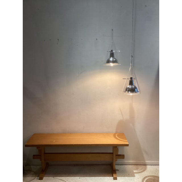 Flute Lights by Franco Raggi for Fontana Arte, 1990, Set of 2 For Sale - Image 3 of 6