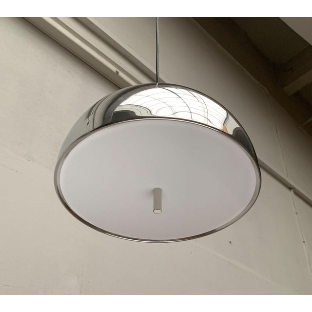 Metal Mid-Century German Space Age Dome Pendant Lamp from Staff Leuchten, 1960s For Sale - Image 7 of 18