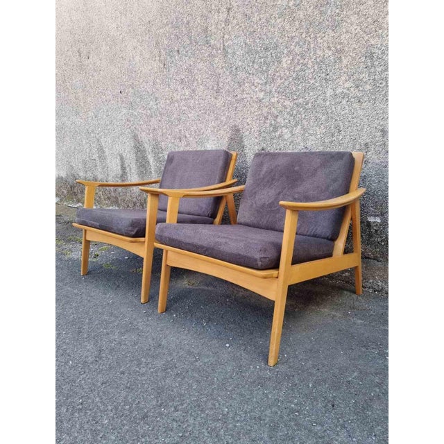 Scandinavian Modern Lounge Armchairs, Sweden, 1960s, Set of 2 For Sale - Image 16 of 16