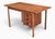 Mid-Century Modern Restored Danish Modern Writing Desk With Sliding Cabinet & Tapered Legs For Sale - Image 3 of 17