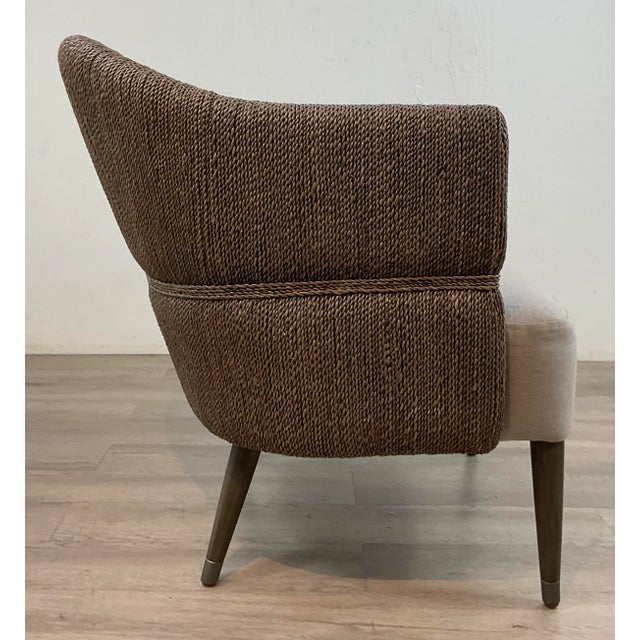 2020s Made Goods Organic Modern Mocha Lampakany Lounge Chair For Sale - Image 5 of 6