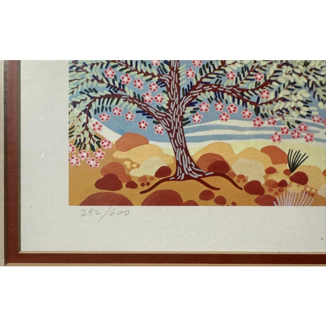 Folk Art Original Blanche Davidson Framed Signed Limited Edition Lithograph For Sale - Image 9 of 12