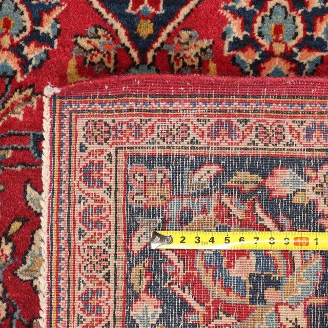Keshan Rug in Cotton and Wool For Sale - Image 9 of 10