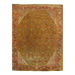Pasargad DC Handknotted Antique Wool Rug For Sale