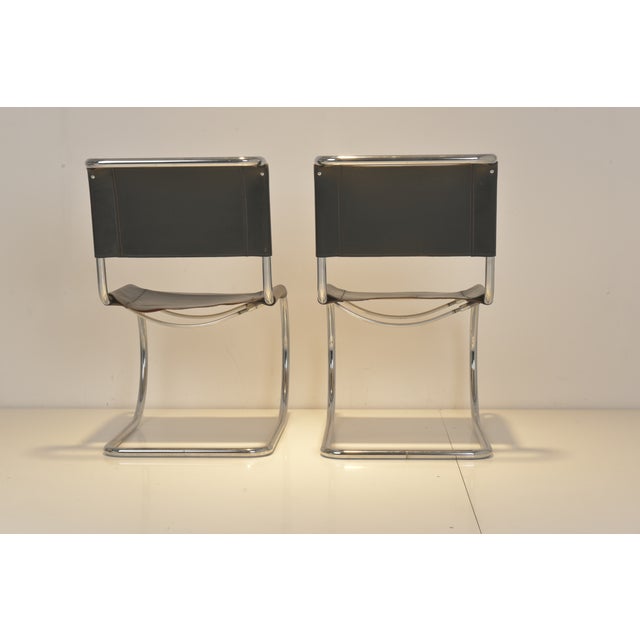 MR10 Cantilever Chair by Ludwig Mies Van Der Rohe for Thonet, Frankenberg, 1975, Set of 2 For Sale - Image 6 of 9