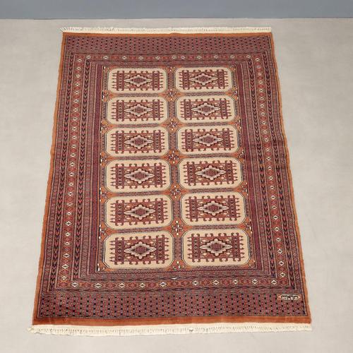 Vintage Bukhara Rug, Pakistan For Sale - Image 3 of 9