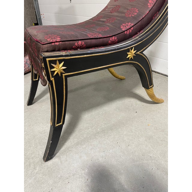 French Empire Style Occasional Chair by Brunovan Inc. For Sale - Image 9 of 18