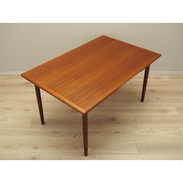 Danish Teak Table, 1970s For Sale - Image 10 of 18