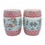 Chinoiserie Late 20th Century Pair of Famille Rose Porcelain Garden Stools With Floral and Figural Motifs For Sale - Image 3 of 11
