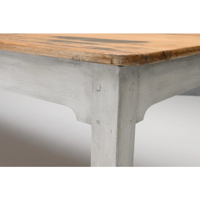 Late 19th Century Pine Dining Table, 1880s For Sale - Image 5 of 7
