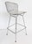 Harry Bertoia Harry Bertoia Knoll Wire Bar Stool With Leather Seat Pad For Sale - Image 4 of 13