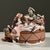 Marilyn Ray Acoma Native Friendship Polychrome Ceramic Sculpture, Signed (2008) For Sale - Image 4 of 12